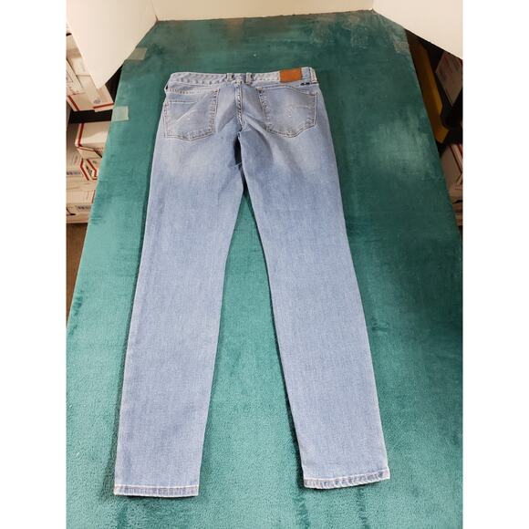 Lucky Brand Jeans Size 2 Womens Blue Stretch Medium Wash Mid Rise Lolita Skinny - Picture 13 of 15